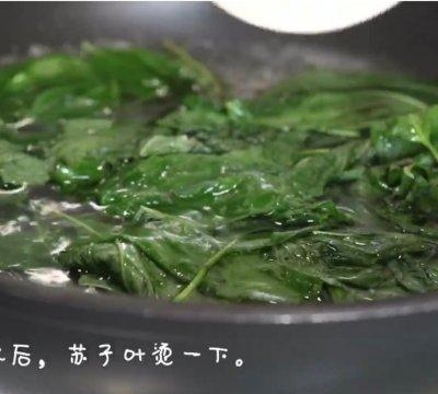 凉拌紫苏叶的做法，韩式拌苏子叶的详细过程