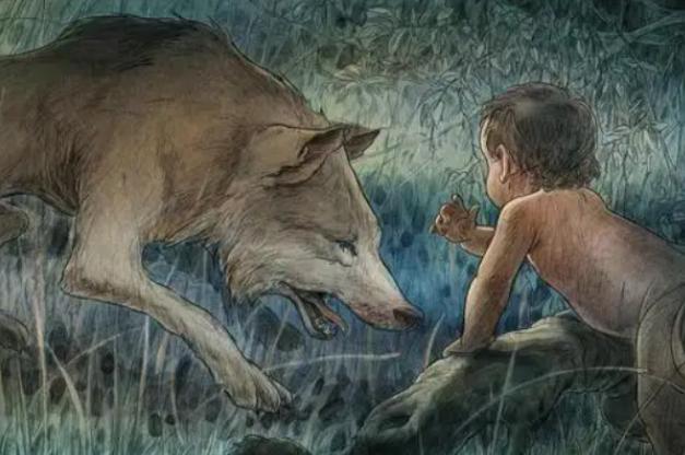 印度狼孩真实故事,丛林中发现两个被狼养大的女孩儿